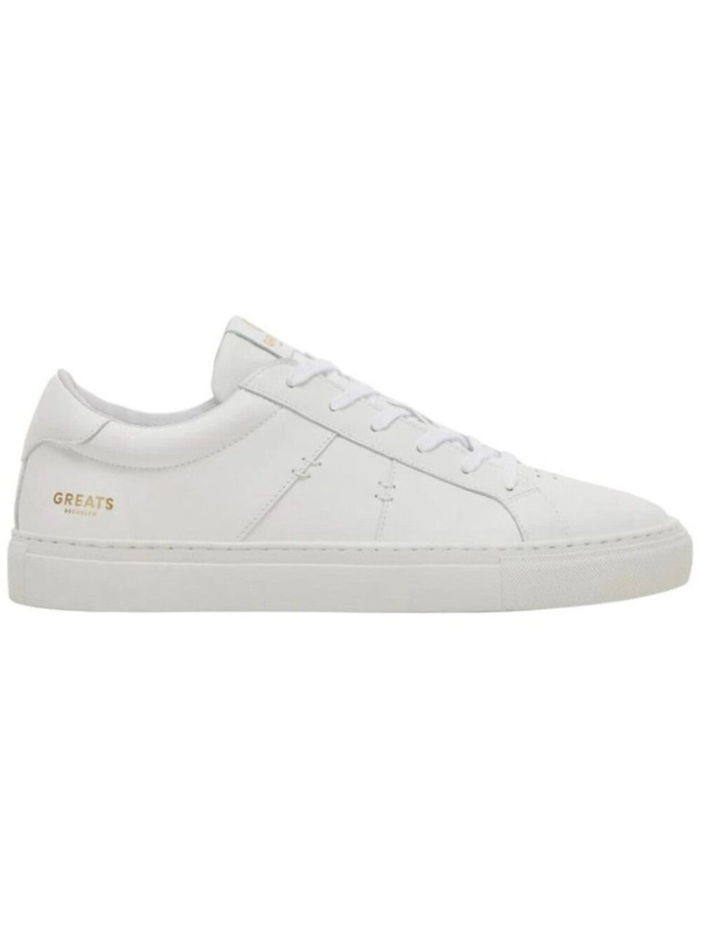 Mens GREATS Benlux Running Shoes White on White Size 9.5